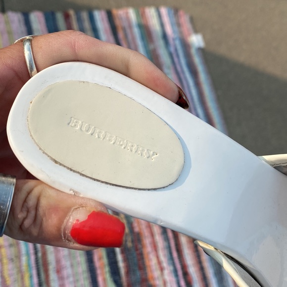 Burberry Pink Nova Check White Mules🔥Like New🔥Worn 1x🔥EU 39,🇺🇸8-8.5🌸Barbie - Picture 9 of 16